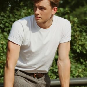Men’s Classic White Cotton T-Shirt
